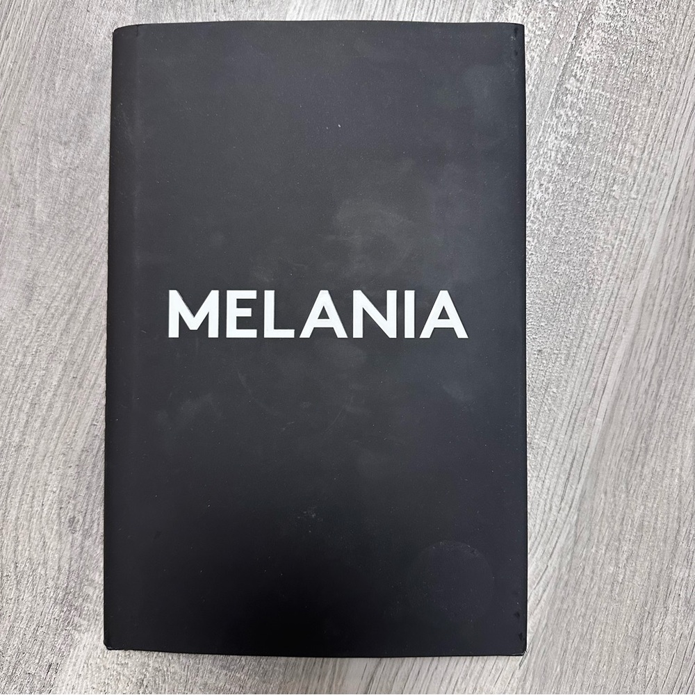 Melania hardcover book with sleeve in good read once condition